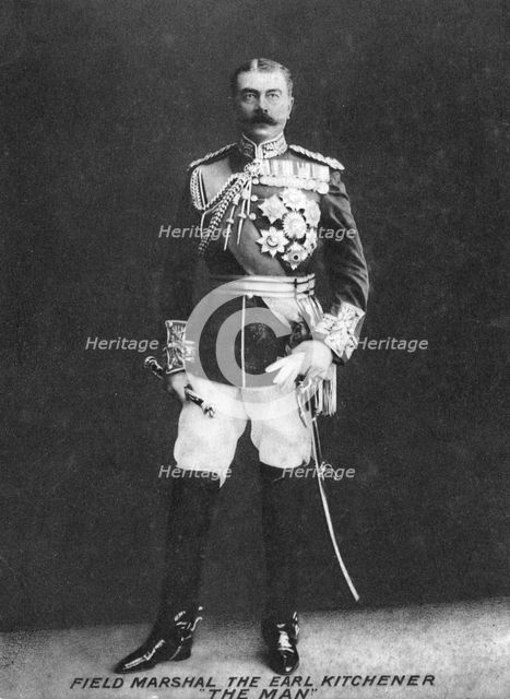 Field Marshal, the Earl Kitchener, early 20th century. Artist: Unknown