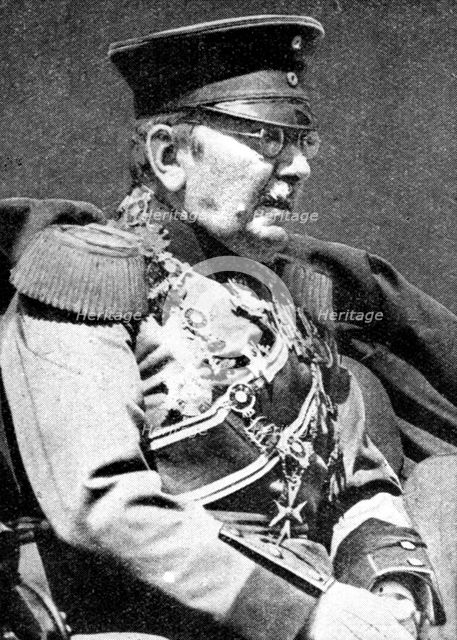 Field Marshal von der Goltz, Prussian soldier, First World War, 1914. Artist: Unknown