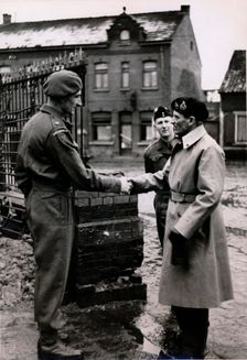 Field Marshal Bernand Montgomery, British general, Zonhoven, Belgium, World War II, 1945. Creator: Unknown