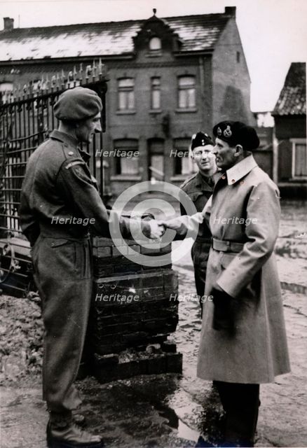 Field Marshal Bernand Montgomery, British general, Zonhoven, Belgium, World War II, 1945. Creator: Unknown.