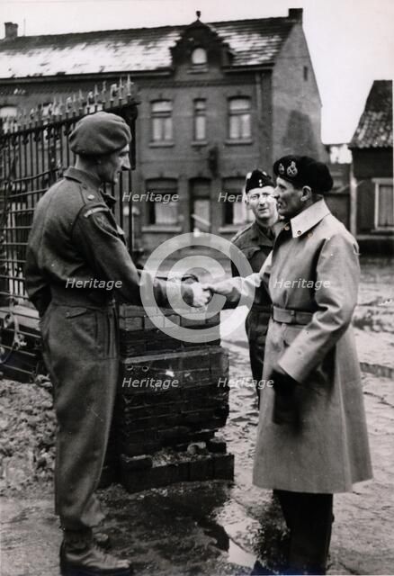 Field Marshal Bernand Montgomery, British general, Zonhoven, Belgium, World War II, 1945. Artist: Unknown