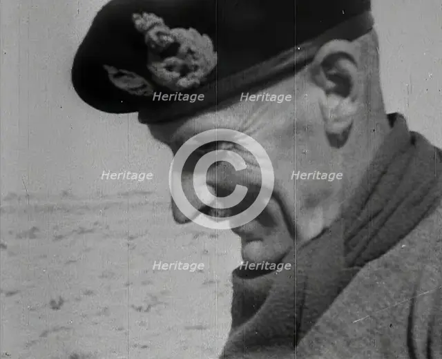 Field Marshal Bernard Montgomery, 1942. Creator: British Pathe Ltd.