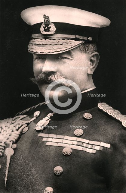 Field Marshal Earl Kitchener (1850-1916), early 20th century.Artist: Russell & Sons