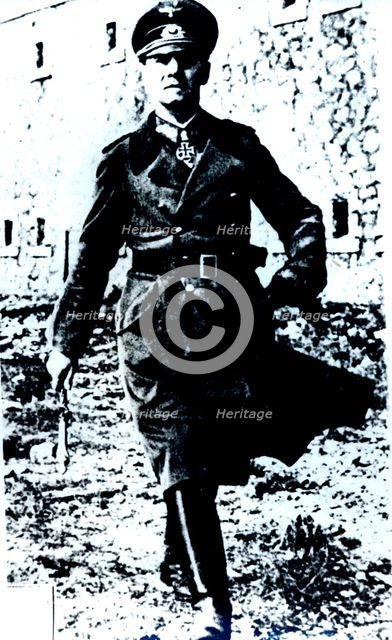 Field Marshal Erwin Rommel, German soldier, France, World War II, c1944. Creator: Unknown.