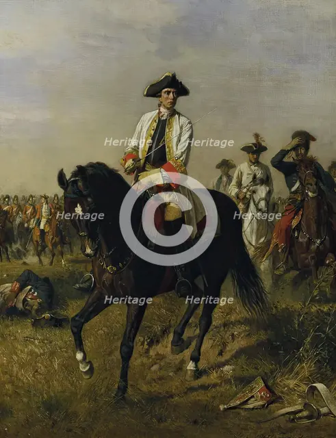Field Marshal Gideon Ernst Freiherr von Loudon, 1877. Creator: Sigmund L'Allemand.