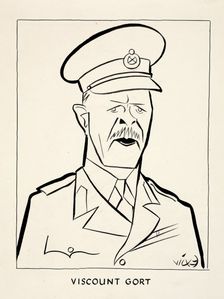 Field Marshal John Vereker, 6th Viscount Gort, between 1939 and 1946. Creators: Central Office of Information, Victor Weisz