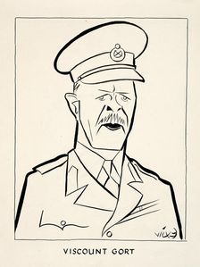 Field Marshal John Vereker, 6th Viscount Gort, between 1939 and 1946. Creators: Central Office of Information, Victor Weisz