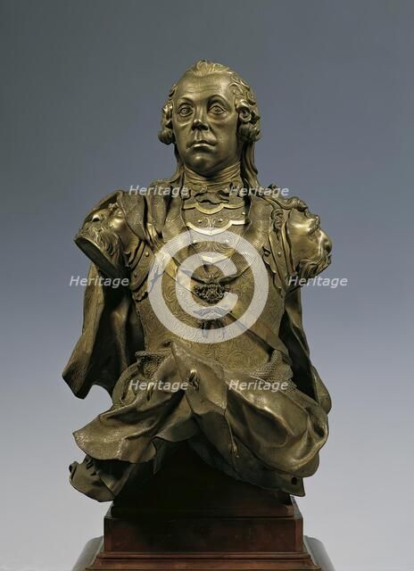 Field Marshal Josef Wenzel, Prince of Liechtenstein, 1757/1758. Creator: Balthasar Ferdinand Moll.
