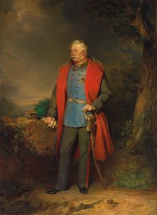 Field marshal Josef Graf Radetzky of Radetz (1766-1858) , 1852. Creator: Decker, Georg (1818-1894)
