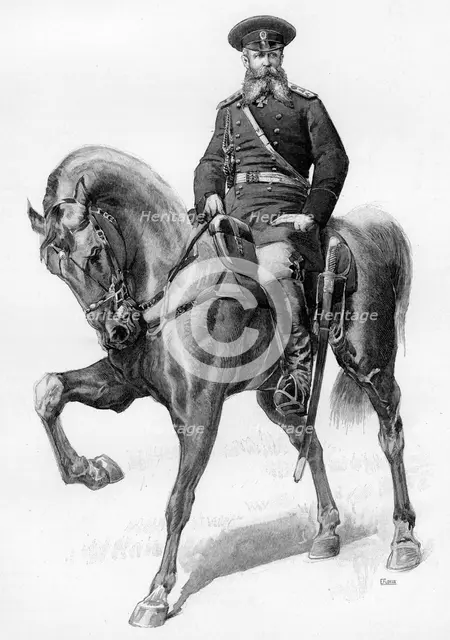 Field Marshal Joseph Gourko, Russian Field Marshal, 19th century.Artist: E Florian