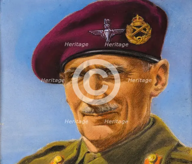 Field Marshal Montgomery, c1940s-c1950s.  Creator: William Timym.