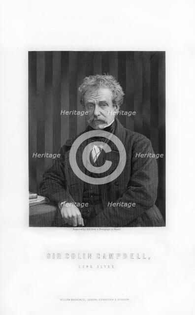 Field Marshal Sir Colin Campbell, 1st Baron Clyde, (1792-1863), Scottish soldier, 1893.Artist: Holl