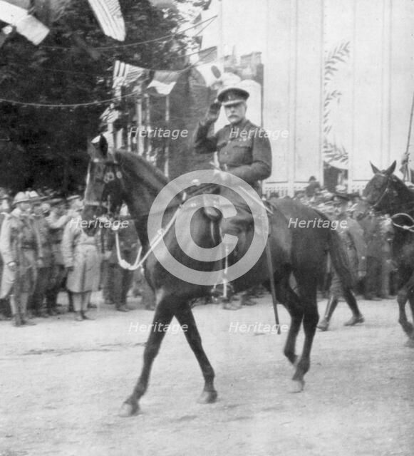 Field Marshal Sir Douglas Haig during the victory parade, Paris, France, 14 July 1919. Artist: Unknown
