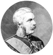 Field-Marshal Sir Frederick Paul Haines, G.C.B., 1890. Creator: Unknown