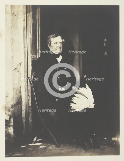 Field Marshall Lord Raglan, 1855. Creator: Roger Fenton.