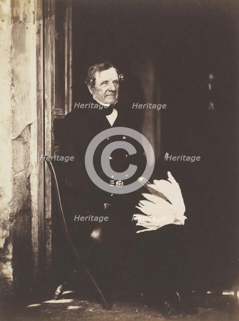 Field Marshall Lord Raglan, Crimea, 1855. Creator: Roger Fenton.