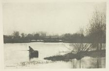 Field's Weir, Near Rye House, 1888. Creator: Peter Henry Emerson