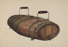 Field Water Keg, c. 1940. Creator: John Price