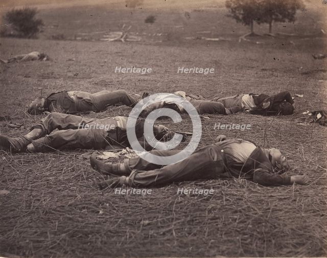 Field Where General Reynolds Fell, Gettysburg, 1863. Creator: Tim O'Sullivan.