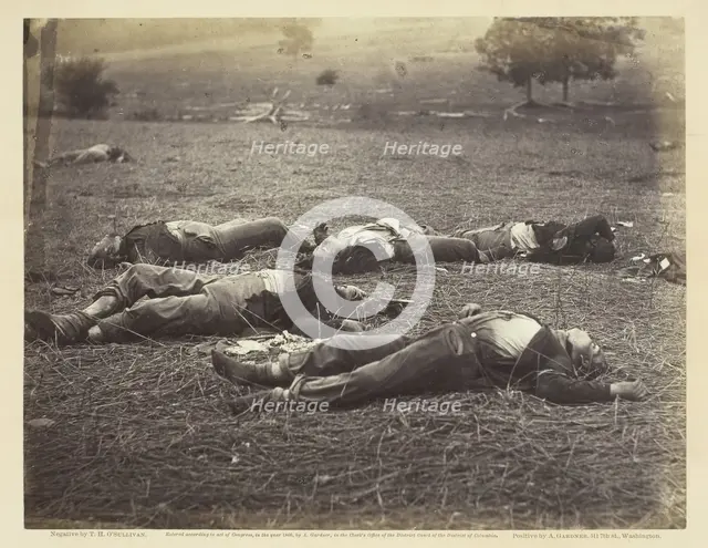 Field Where General Reynolds Fell, Gettysburg, July 1863. DUPE? Creator: Tim O'Sullivan.
