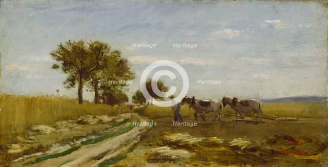 Fields, 1862. Creator: Charles Francois Daubigny.