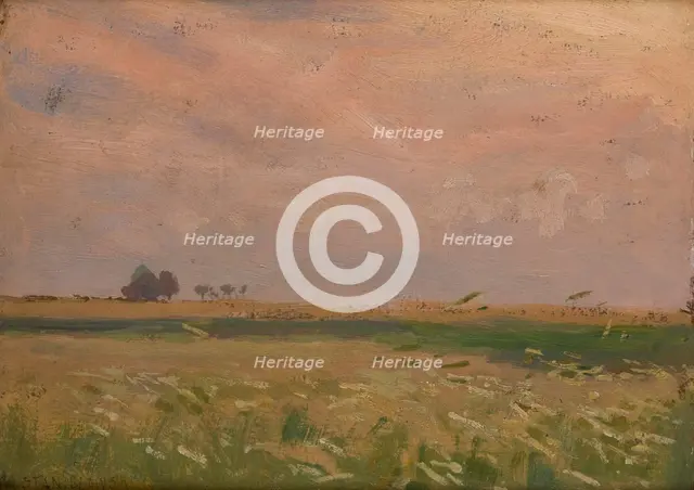 Fields near Bronowice, 1902. Creator: Jan Stanislawski.