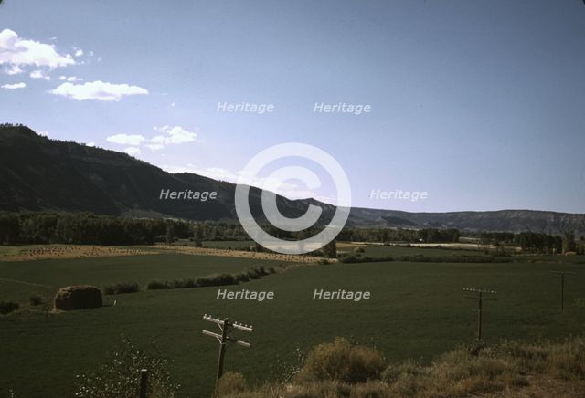 Fields along the Skyline Drive in Virginia, ca. 1940. Creator: Jack Delano.