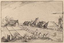 Fields and a Road, published 1612. Creator: Claes Jansz Visscher