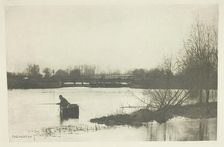 Field's Weir, Near Rye House, 1888. Creator: Peter Henry Emerson
