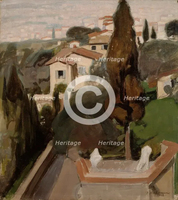 Fiesole (Florence), 1902. Creator: Pekka Halonen.