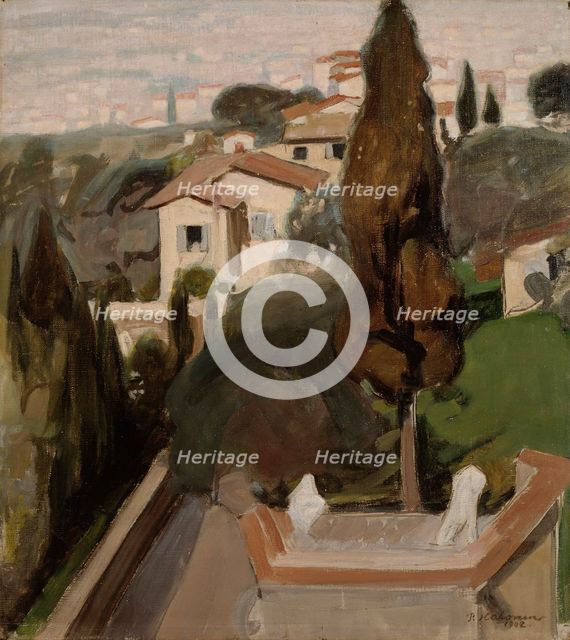 Fiesole (Florence), 1902. Creator: Pekka Halonen.