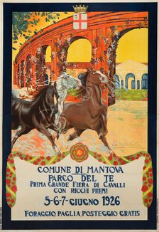 Fiera Cavalli Mantova, 1926. Creator: Colla, Camillo (active 1920s)