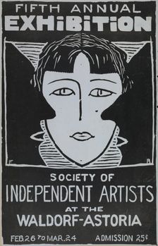Fifth annual exhibition society of independent artists, c1887 - 1922. Creator: Unknown