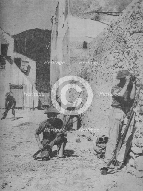 'Fifth Army Patrol', 1943-44. Artist: Unknown.