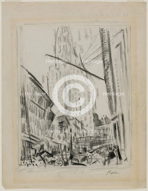 Fifth Avenue, New York, c1920. Creator: John Marin.