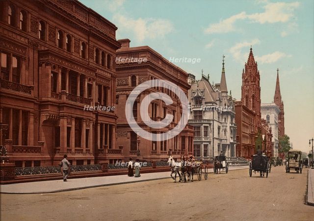 Fifth Avenue at Fifty-first Street, New York City, c1900. Creator: Unknown.