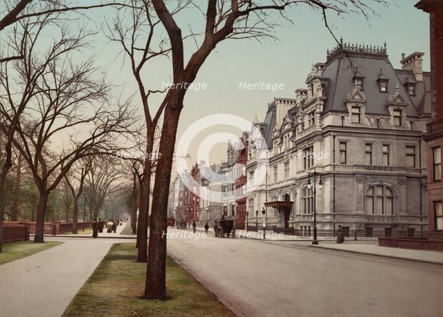 Fifth Avenue at Sixty-Fifth Street, New York City, c1901. Creator: Unknown.