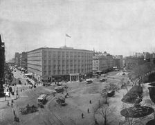 Fifth Avenue and Madison Square, New York, USA, c1900. Creator: Unknown