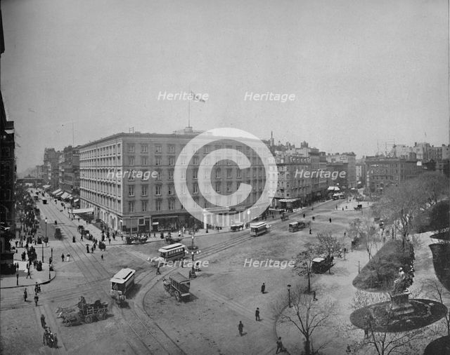 'Fifth Avenue and Madison Square, New York', c1897. Creator: Unknown.