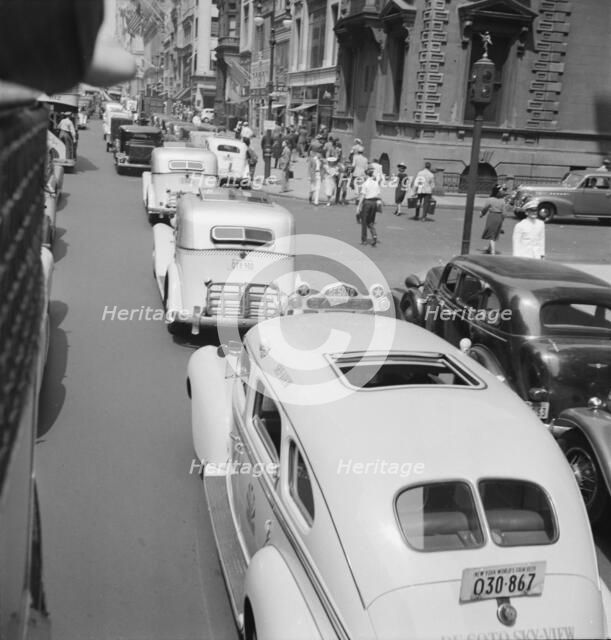 Fifth Avenue approaching 47th Street, New York City, New York, 1939. Creator: Dorothea Lange.