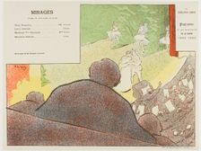 Fifth Performance: Mirages, for Le Théatre Libre, 1892–93. Creator: Henri-Gabriel Ibels