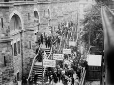 Fifth Regiment Armory, Baltimore, Maryland - Scenes During Democratic National Convention, 1912. Creator: Harris & Ewing