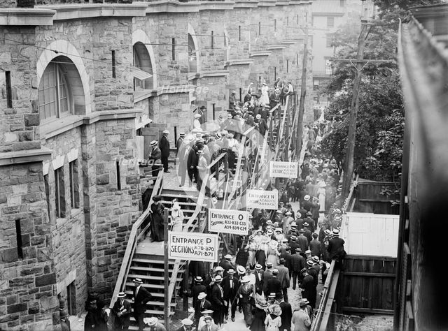 Fifth Regiment Armory, Baltimore, Maryland - Scenes During Democratic National Convention, 1912. Creator: Harris & Ewing.