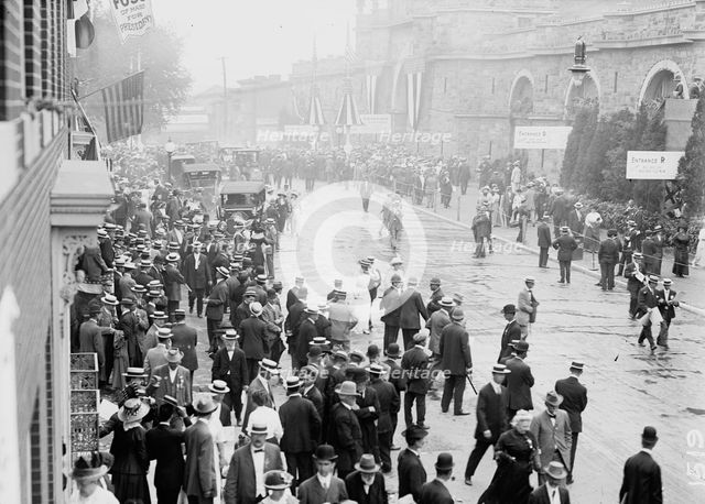 Fifth Regiment Armory, Baltimore, Maryland - Scenes During Democratic National Convention, 1912. Creator: Harris & Ewing.