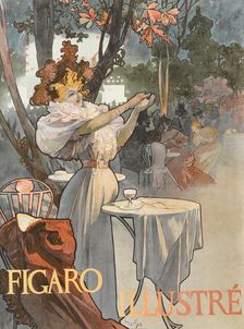 Figaro Illustre Magazine Cover, June 1896, 1896. Creator: Mucha, Alfons Marie (1860-1939)