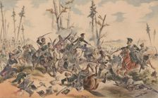 Fight between Russian hussars and Polish insurgents, 1835