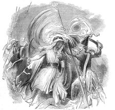 Fight for the Standard, Battle of Isly, 1844. Creator: Unknown