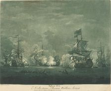 Fight in 1672, 1720s. Creator: Elisha Kirkall