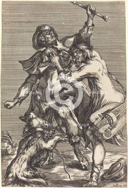 Fighting Beggars. Creator: Jacques Bellange.