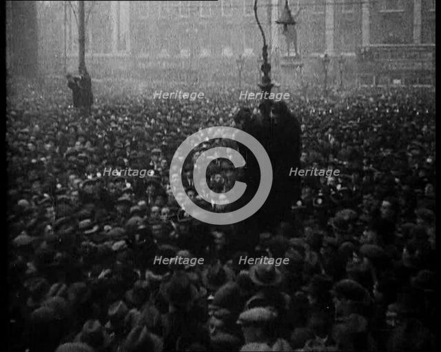Fighting Breaking Out in a Crowd at the Cosgrave Rally, 1933. Creator: British Pathe Ltd.